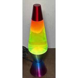 Original Schylling Lava Lamp Lite Rainbow Nightlight Retro Decor - Works Great